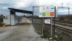 Vluchtelingenkamp Servische grens