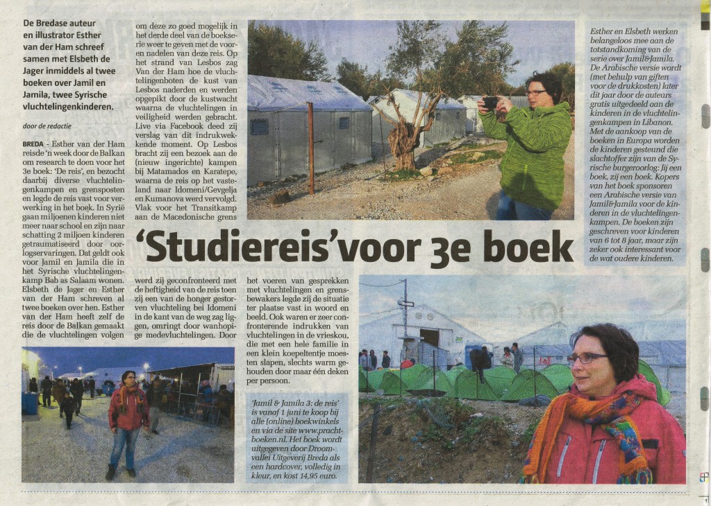 Esther in het stadsblad