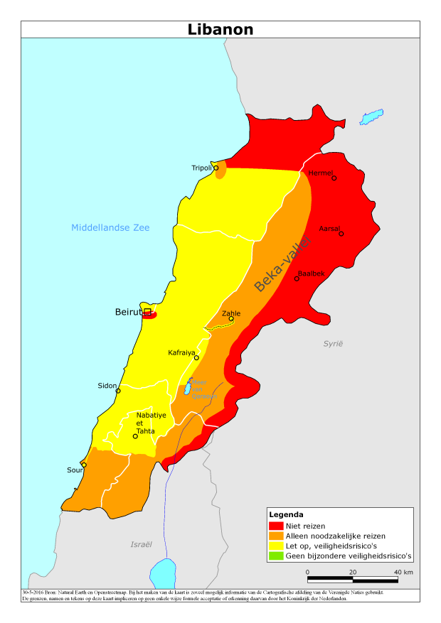 Reisadvies Libanon