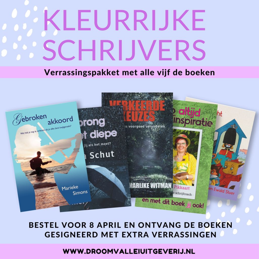 boekpresentatie kleurrijke – Droomvallei Uitgeverij