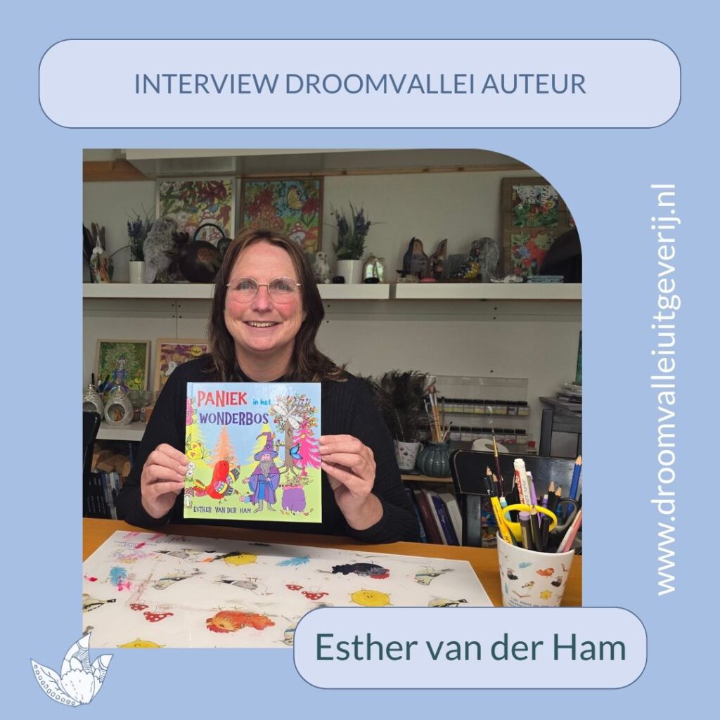 cover paniek in het wonderbos, esther van der Ham