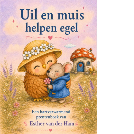 Uil en Muis helpen egel, een hartverwarmend AVI prentenboek door Esther van der Ham