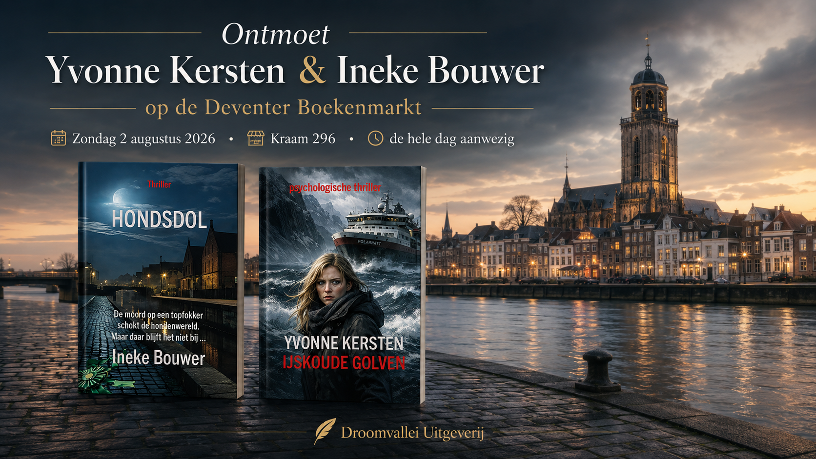 Droomvallei Uitgeverij op de Deventer Boekenmarkt